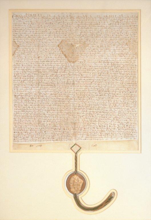 Inspeximus issue of Magna Carta, 1297, Parliament House Art Collection, Canberra, ACT